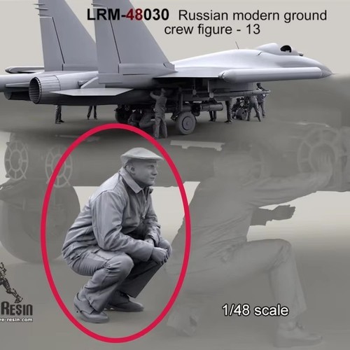 Resin figure russian - 1/48,